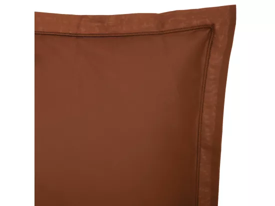 Taie d'oreiller en Coton Terracotta 50 x 70 cm