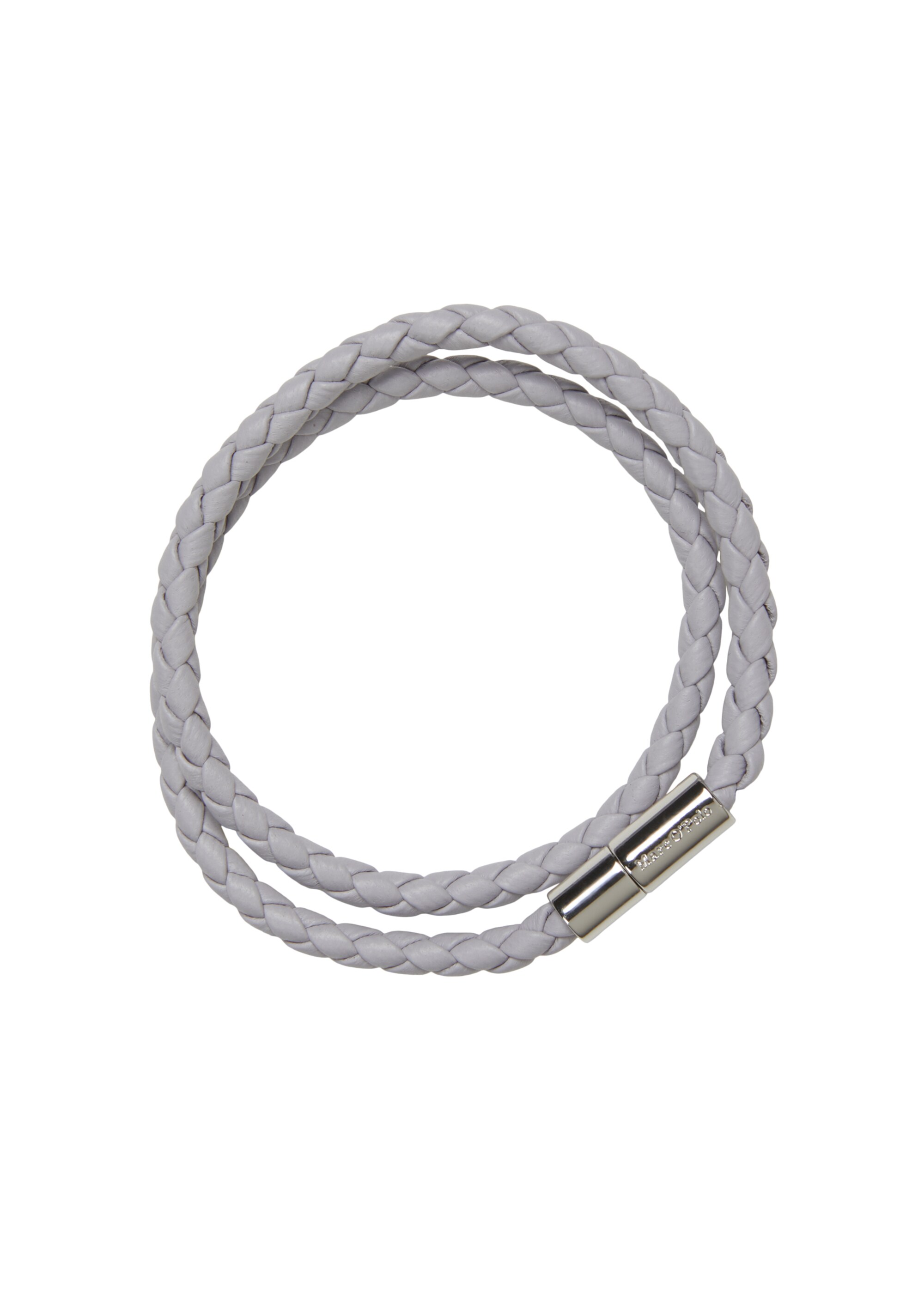 Geflochtes Leder-Armband mit Magnetverschluss