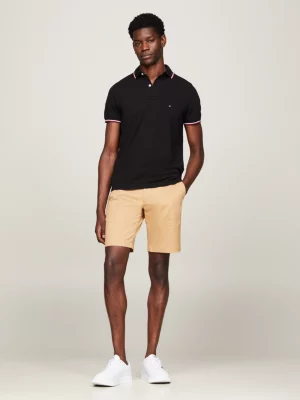 Polo de algodão orgânico com corte slim