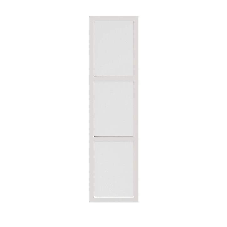 Porte battante blanche en verre opaque GoodHome Atomia H 187,2 x L. 49,7 cm