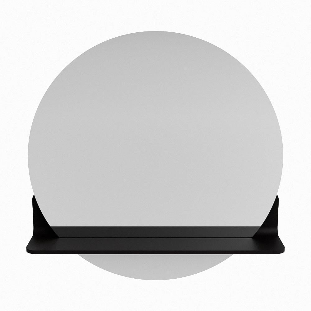 Mondiaz Spot spiegel rond Ø60cm met planchet urban