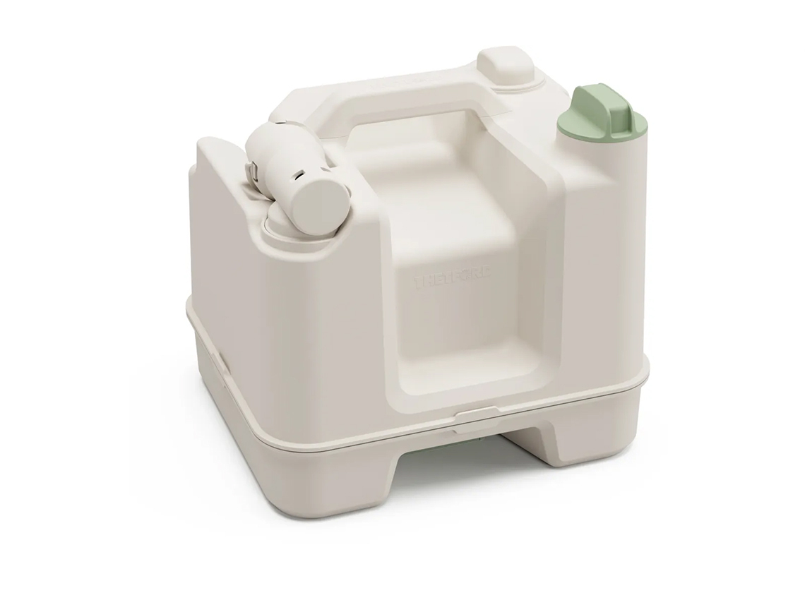 Thetford S220-S droogtoilet zonder ombouwpanelen – mechanisch