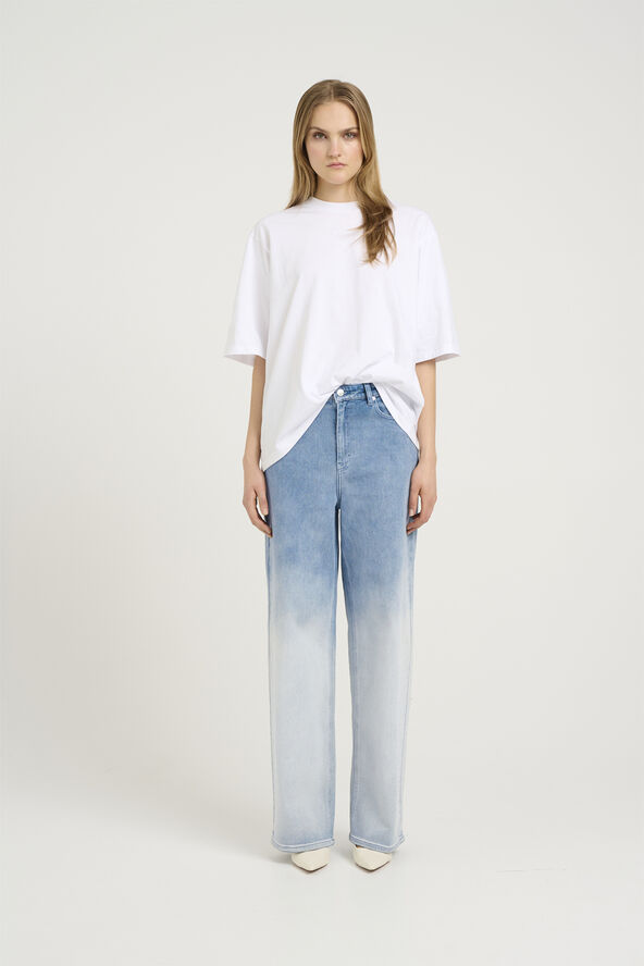 Gestuz BebbieGZ HW wide jeans Faded blue