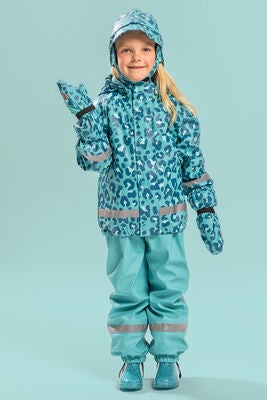 Nordbjørn Skagen Fôret Regnsett, Leopardy Aqua Sea