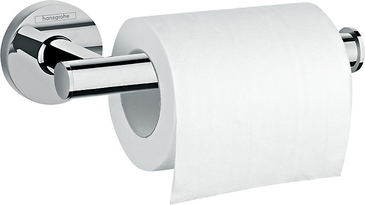 Porte-papier WC Hansgrohe Logis Universal montage mural en laiton surface chromé