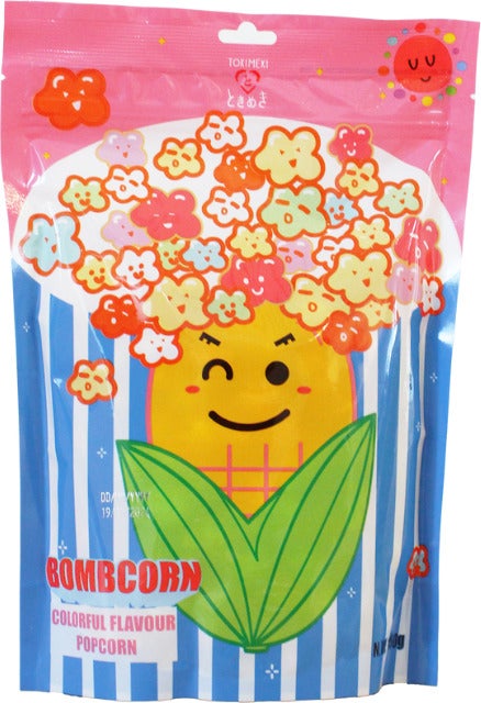 Tokimeki bombcorn popcorn kleurrijk 150 gr