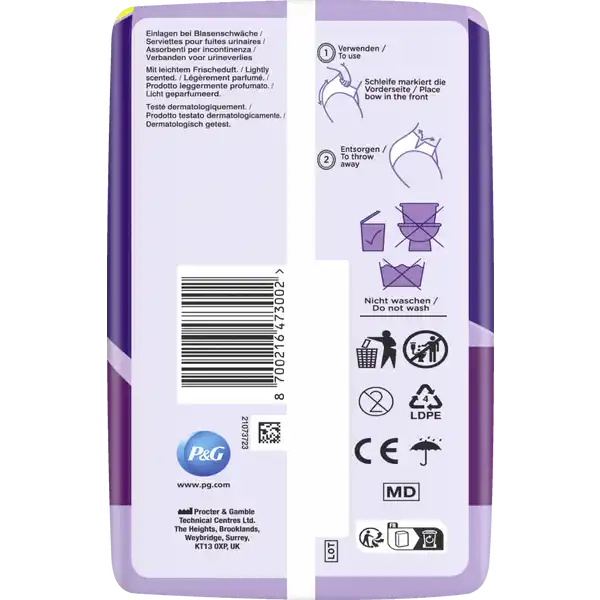 Discreet Inkontinenz Pants Plus M 10+1