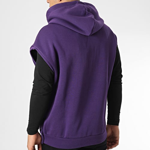 Sweat Capuche Sans Manches KL-2100 Violet