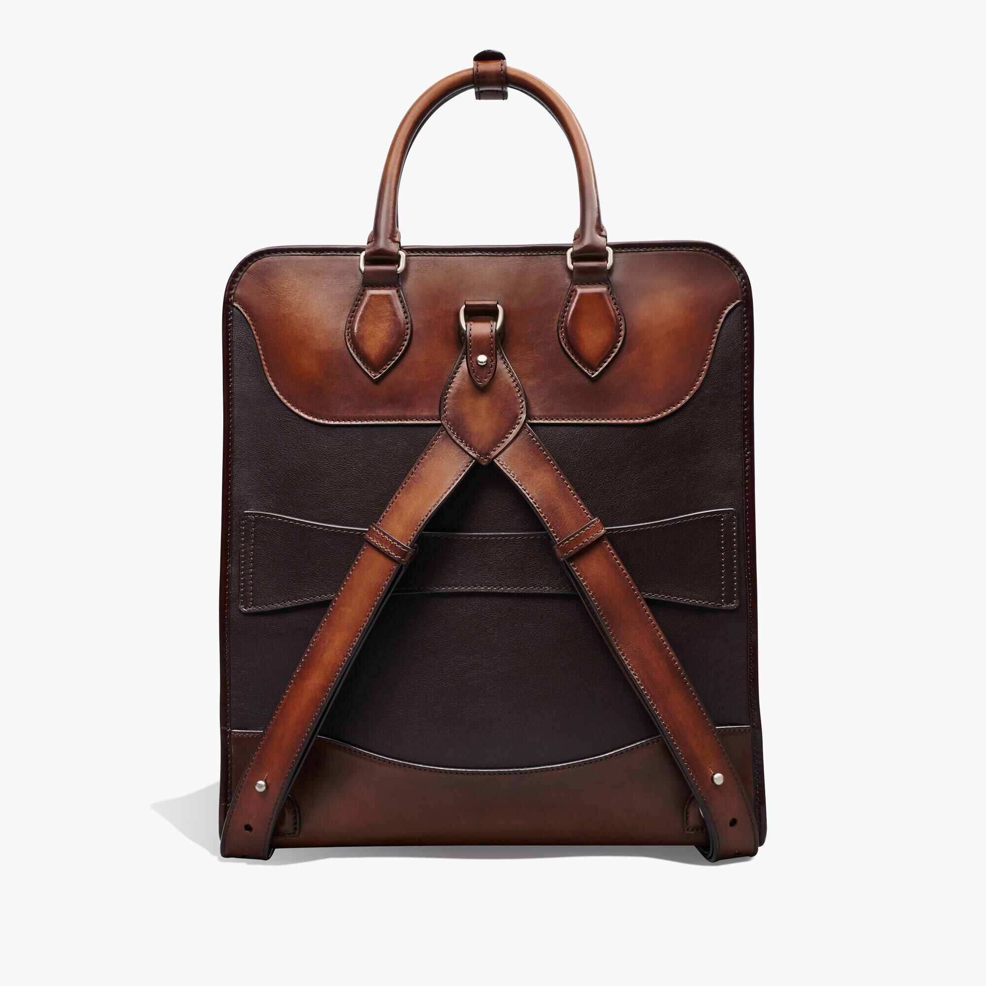 Sac A Dos Premier Jour En Laine Et Cuir