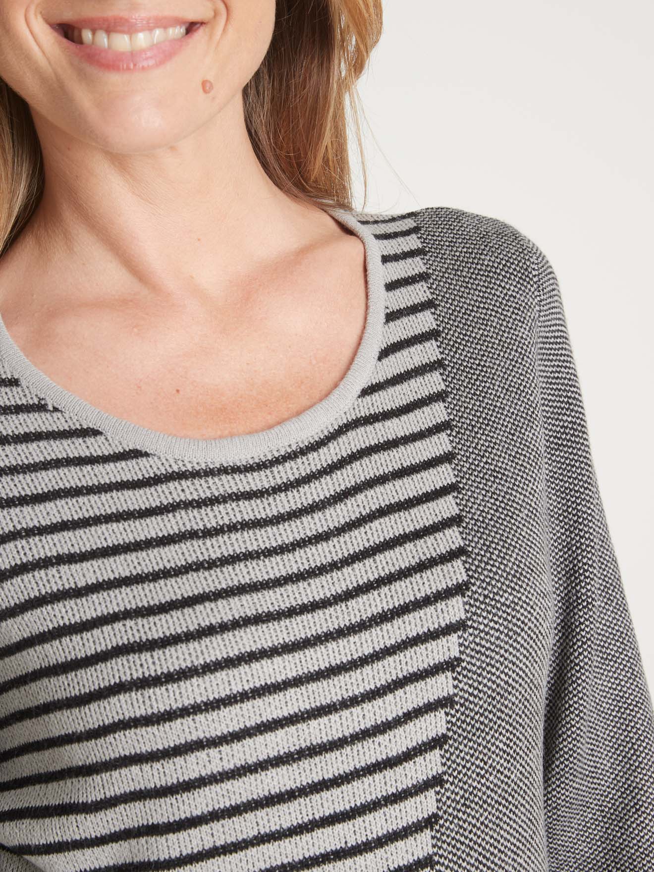 Pull motif jacquard fantaisie