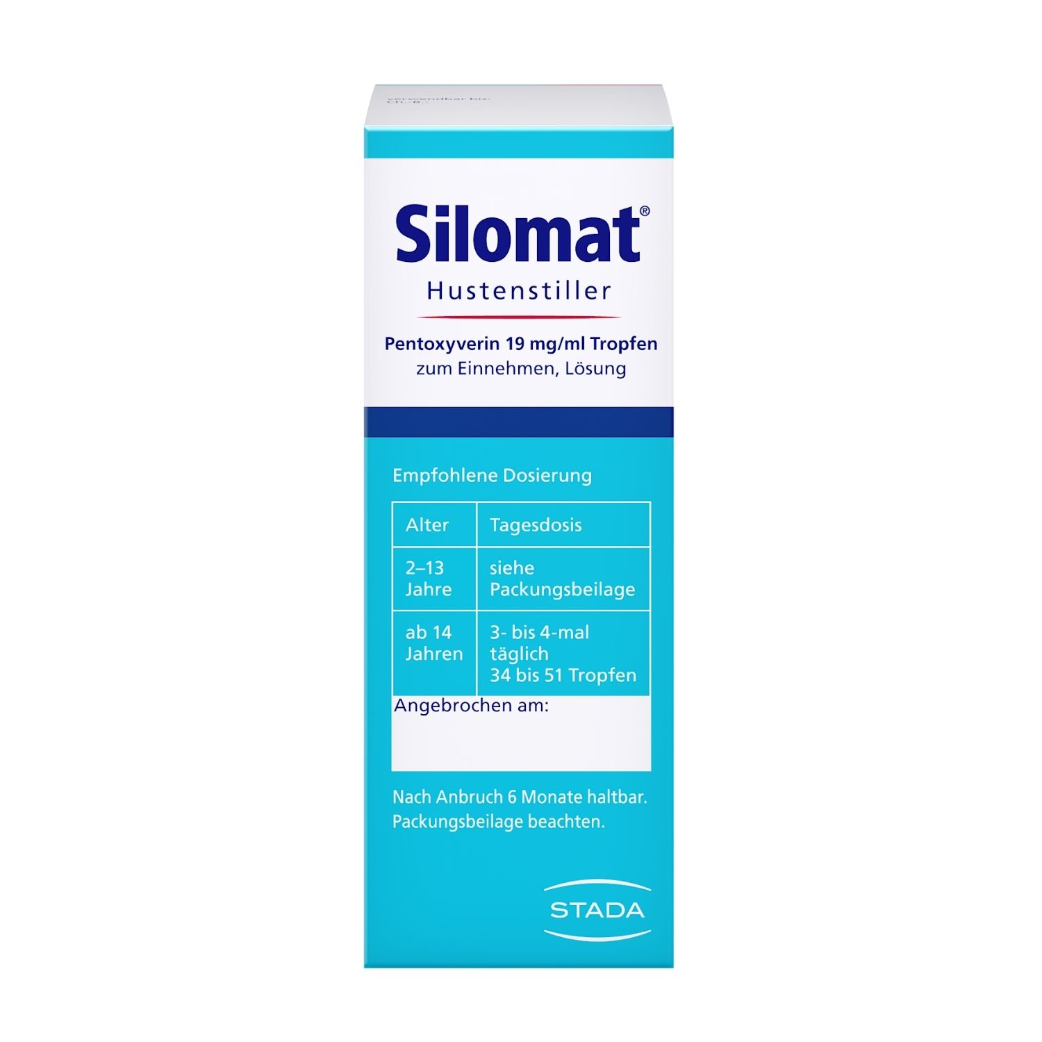SILOMAT gegen Reizhusten Pentoxyverin Tropfen 30ml, Hustenstiller, für Erwachsene und Kinder ab 2 Jahren