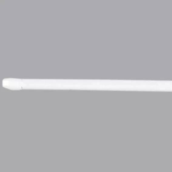 Kit de 2 tringles extensibles ovales (40 à 60 cm) Blanc