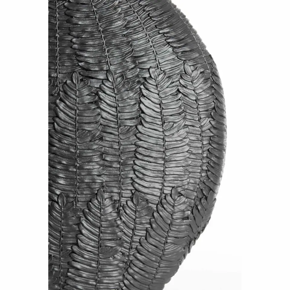 Light & Living - Nivica vaas deco 40,5x11x40 cm - mat zwart