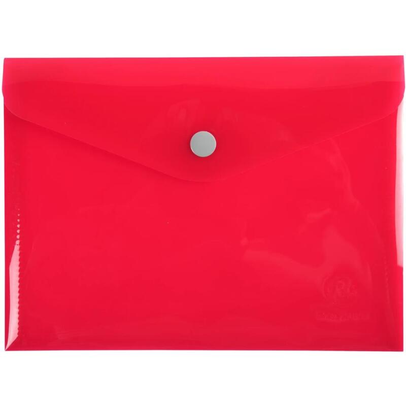 Pochette pression Iderama en polypropylène - Couleurs assorties