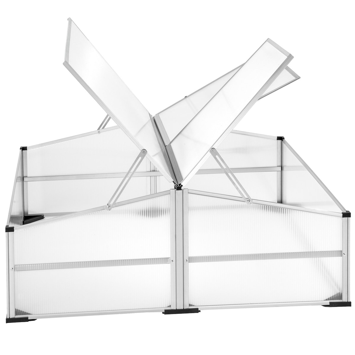 Minidrivhus - 102 x 102 x 41 / 31 cm