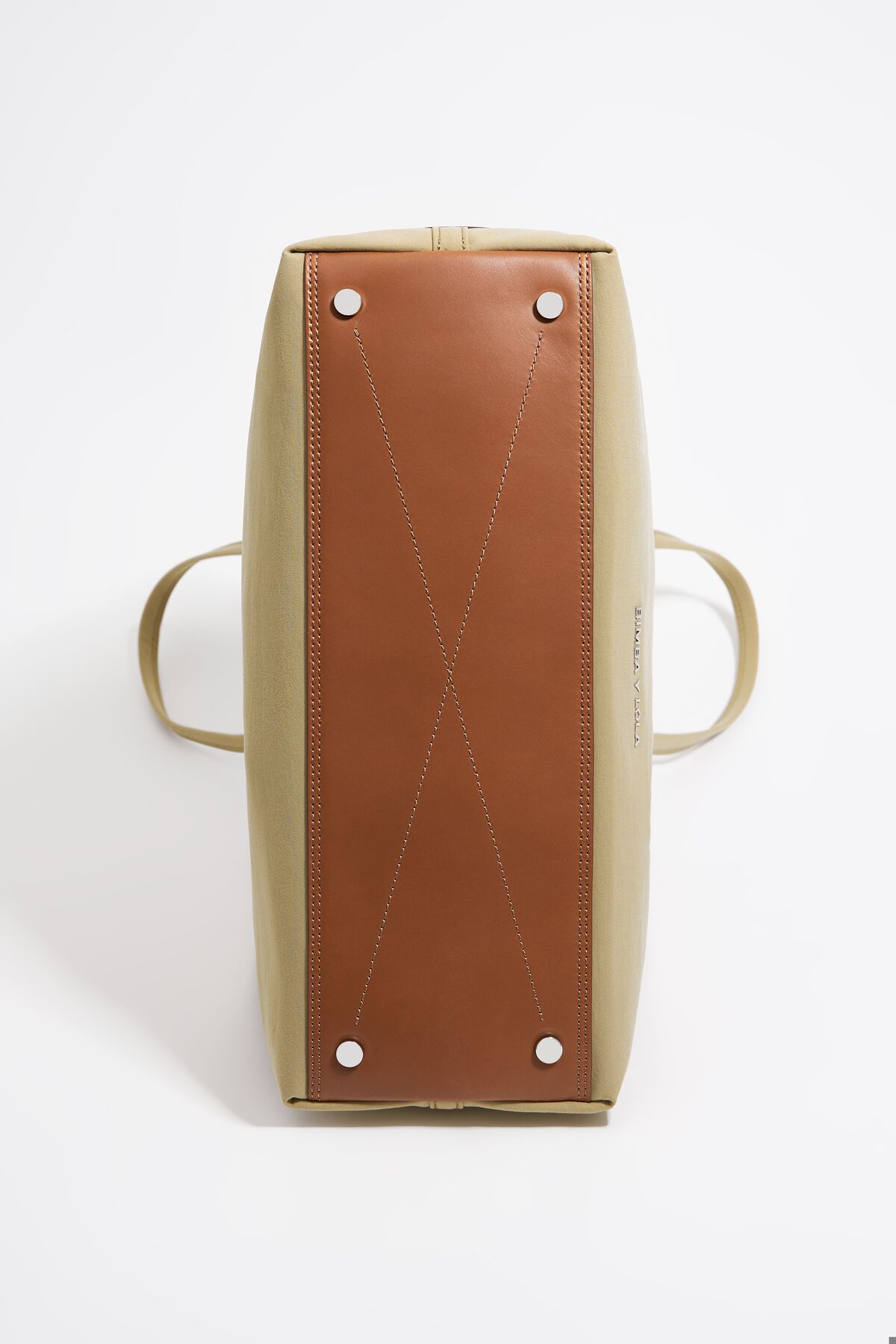 Bolsa grande para compras com estampa de Chihuahua em gabardine natural.