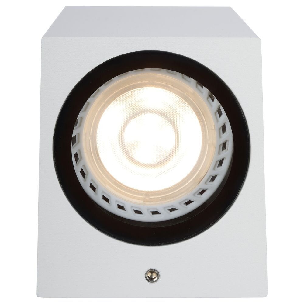 Zaro wandlamp in wit GU10 IP44 vierkant