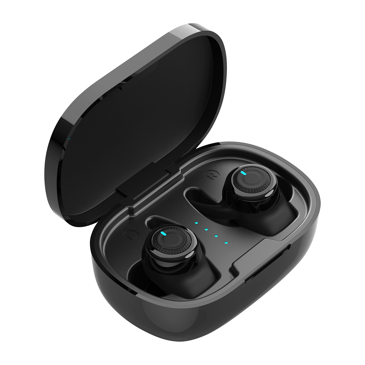 T220 TWS stayinear earbuds charging case BT 5 TWS black