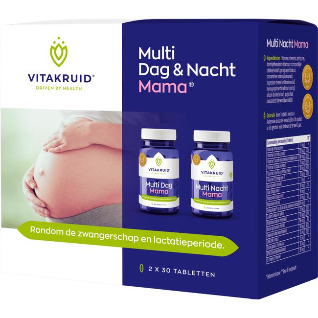 Vitakruid Multi Dag & Nacht Mama® - 2 x 30 tabletten