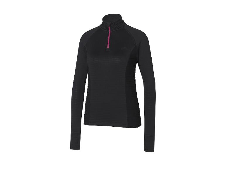 Dames sportshirt met fleecevoering