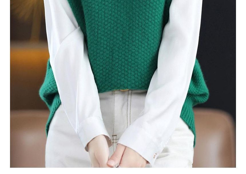 Maple Fair - V-hals effen vest