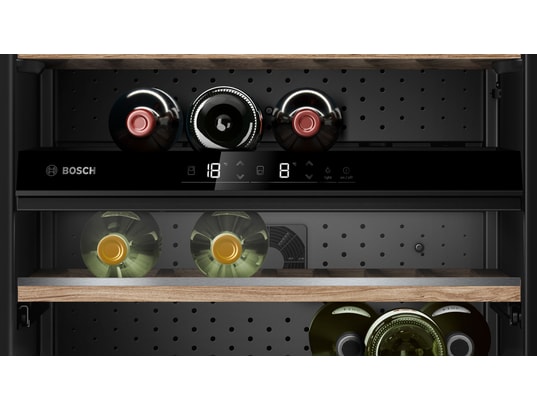 BOSCH - Cave à vin de service KWK16ABGB, Série 6, Double zone de températures