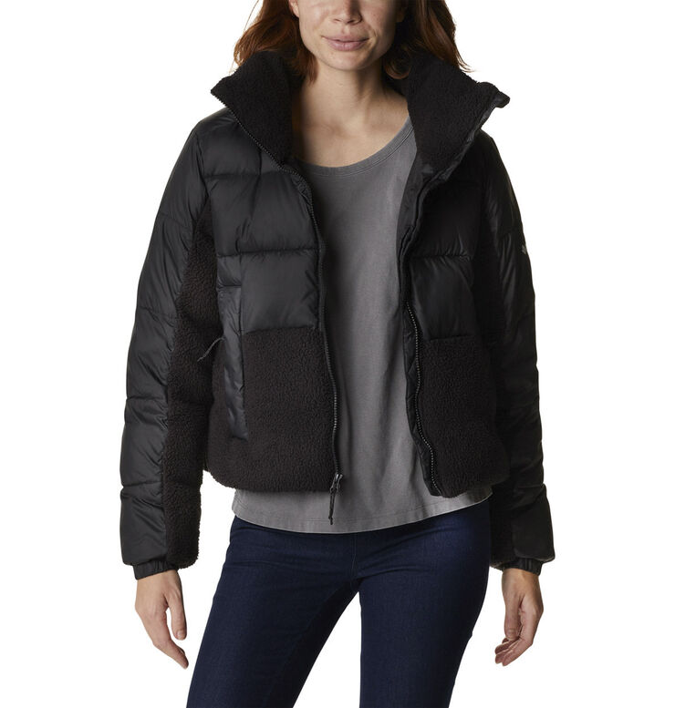 Columbia Leadbetter Point Sherpa hybridjakke Sort