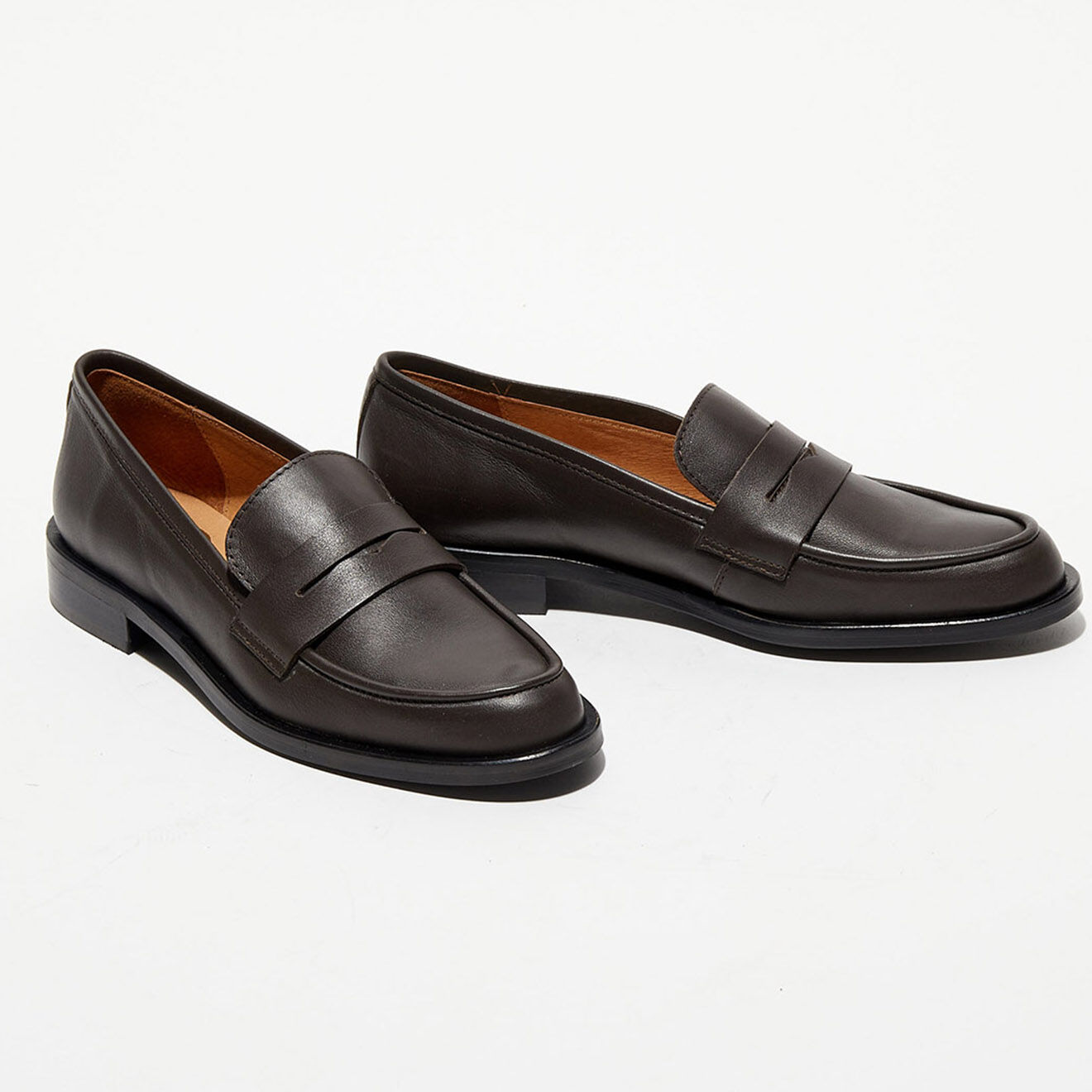 Apologie Mocassins en Cuir Mahault marron