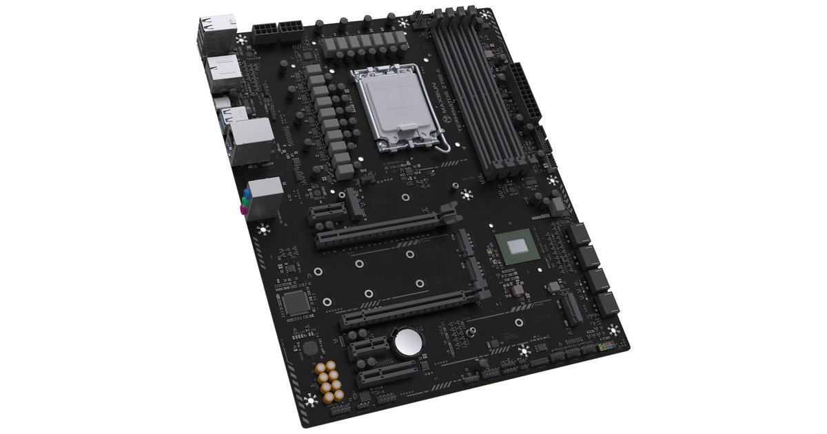 MAXSUNMS-Terminator Z790-A WIFI socket 1700 moederbord  (Zwart, RAID, 2.5 Gb-LAN, WLAN, BT, Sound, ATX)