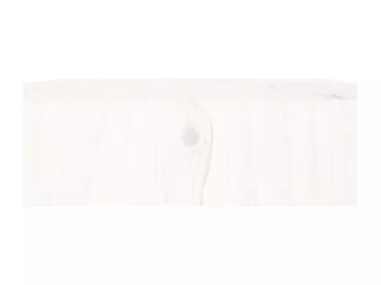Support de moniteur Blanc 100x27x10 cm Bois de pin solide