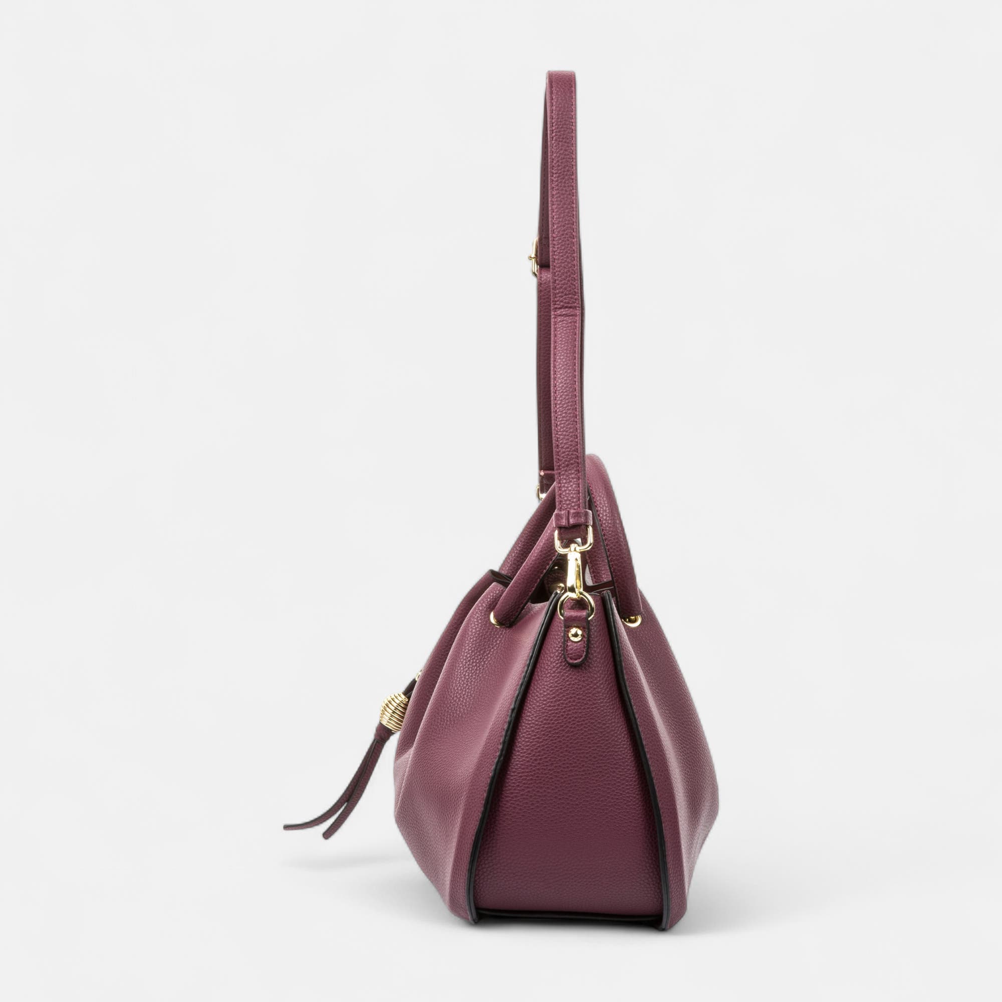 Sac à main bordeaux