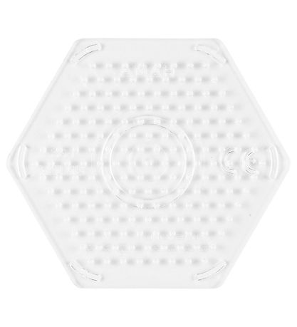 Hama Midi Steckplatte - Klein Sechseck - Transparent