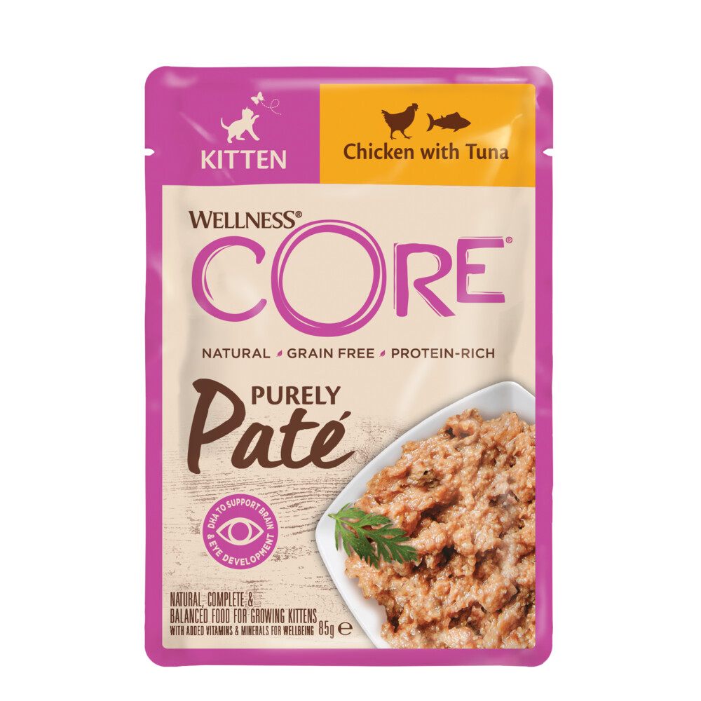 Wellness Core Purelypate Kitten Chicken85 gr