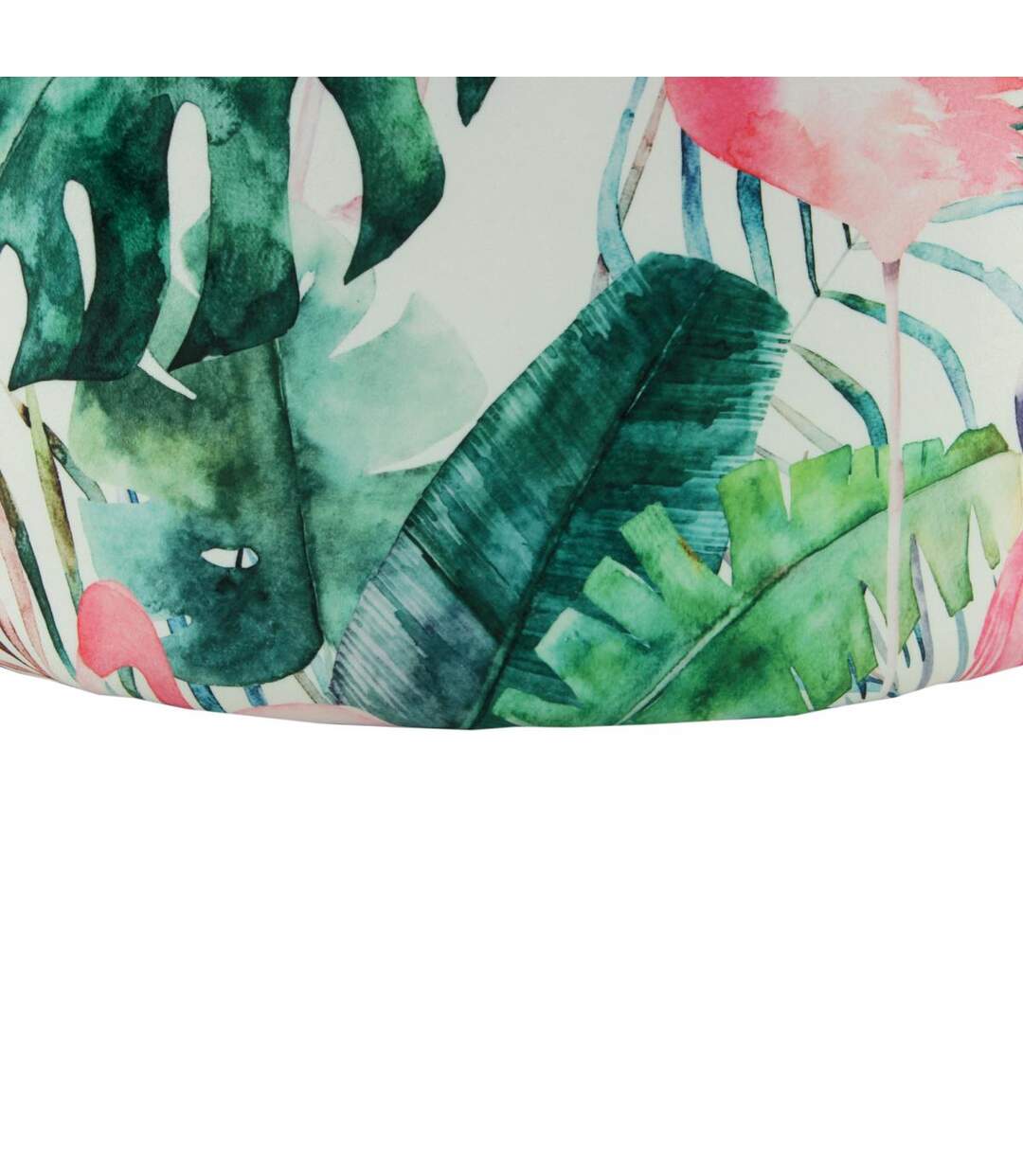 Tabouret ZAMA en polyester doux et soyeux fait main FSC
