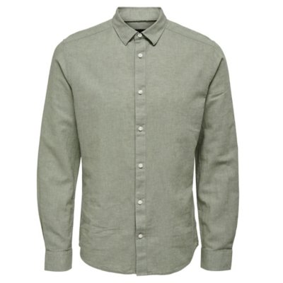 Chemise à manches longues homme Onscaiden Solid Linen Noos ONLY AND SONS