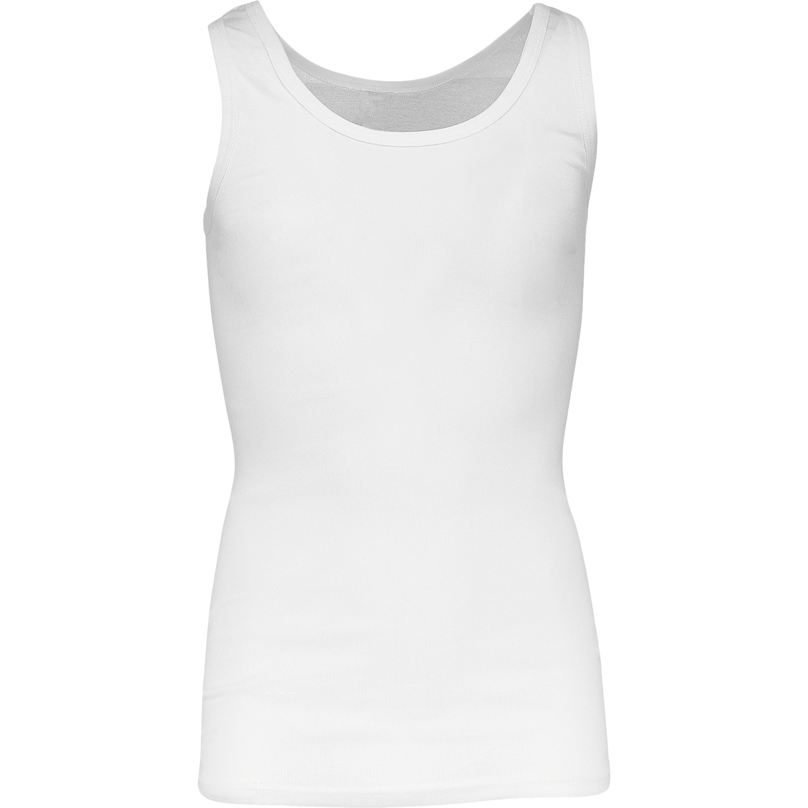 Adam Herren Bio-Unterhemd 2er Pack S, weiss