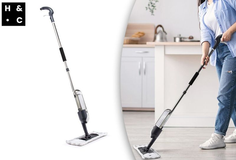Home & Comfort Spray Mop - Vloerwisser - Lichtgewicht - 360° Draaibaar