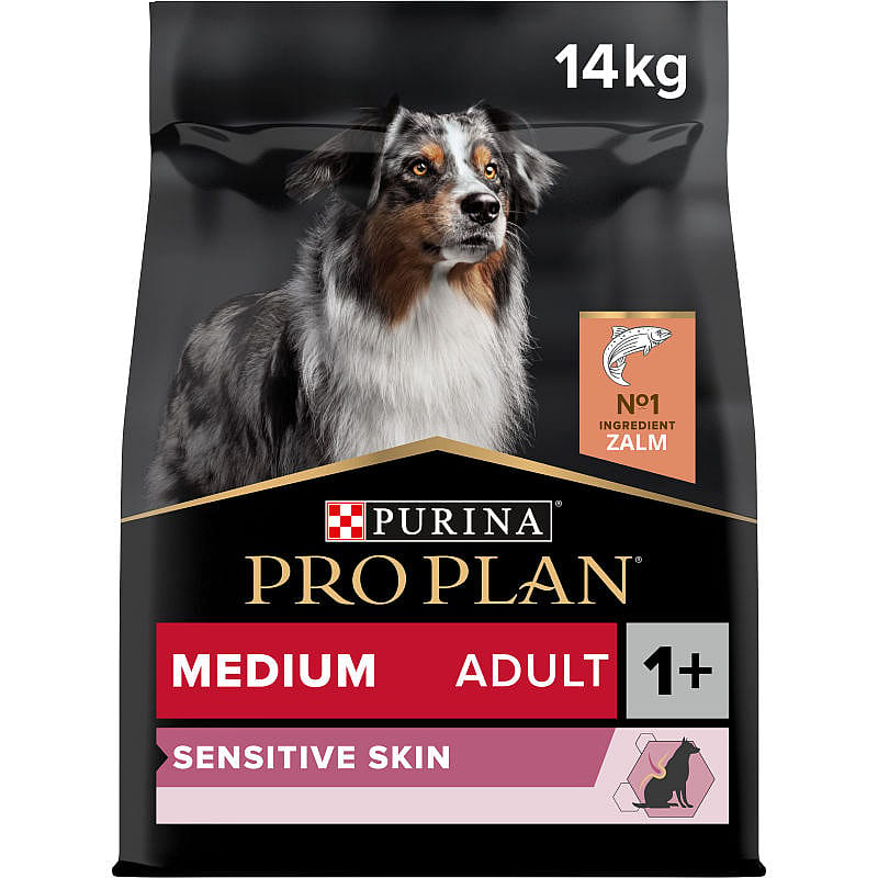 Purina Pro Plan Medium Adult Sensitive Skin Zalm Hondenvoer 14 kg | 12822