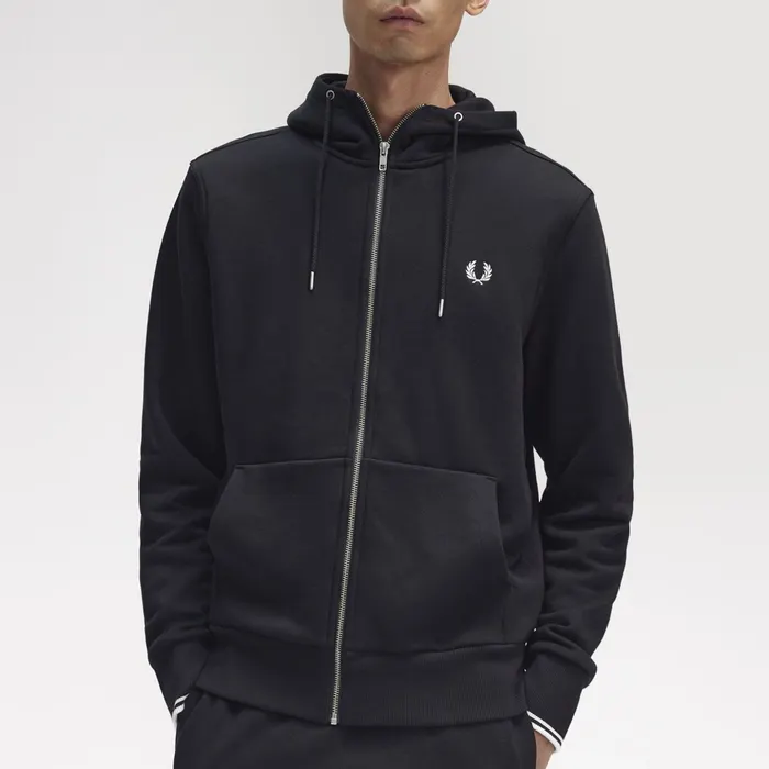 Fred Perry Hooded Sweatvest Heren