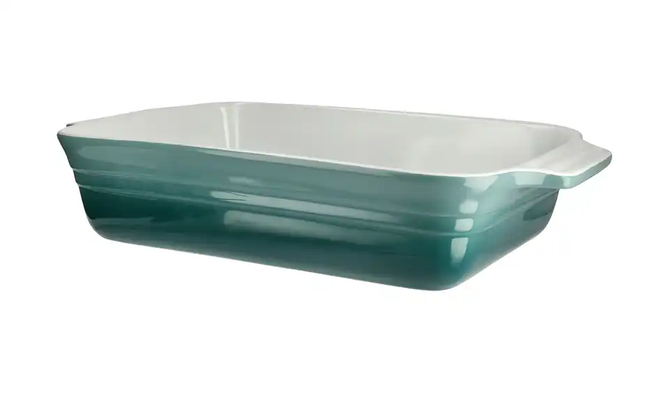 KHG Auflaufform Dunkelblau, Weiß 40 cm