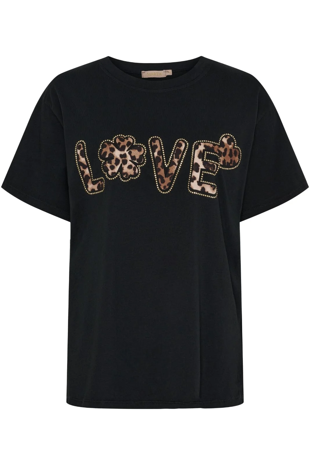 Marta Du Chateau Mdcinge Tee .0532 Black Leo