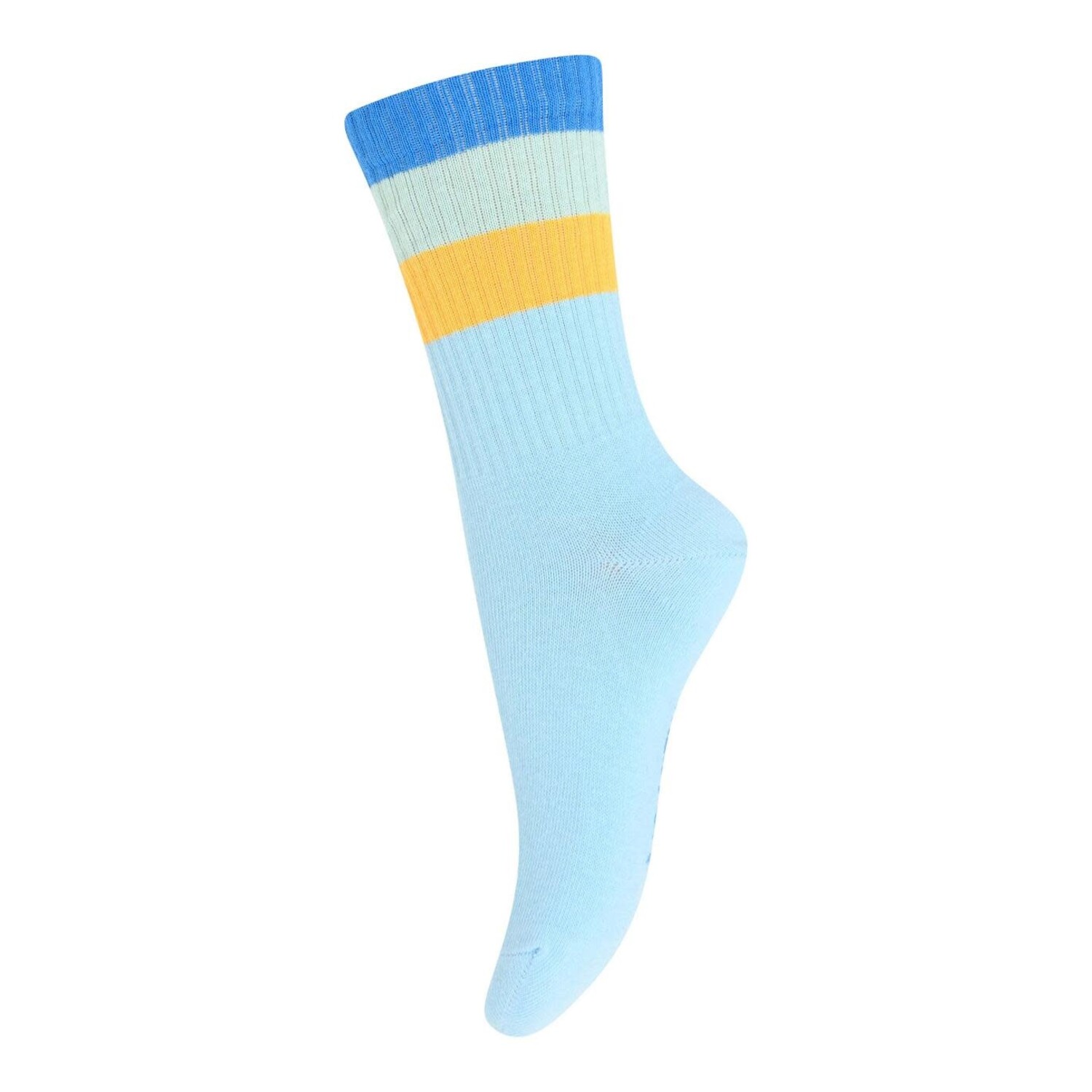 MP Denmark | Wide stripes socks | Sky Blue