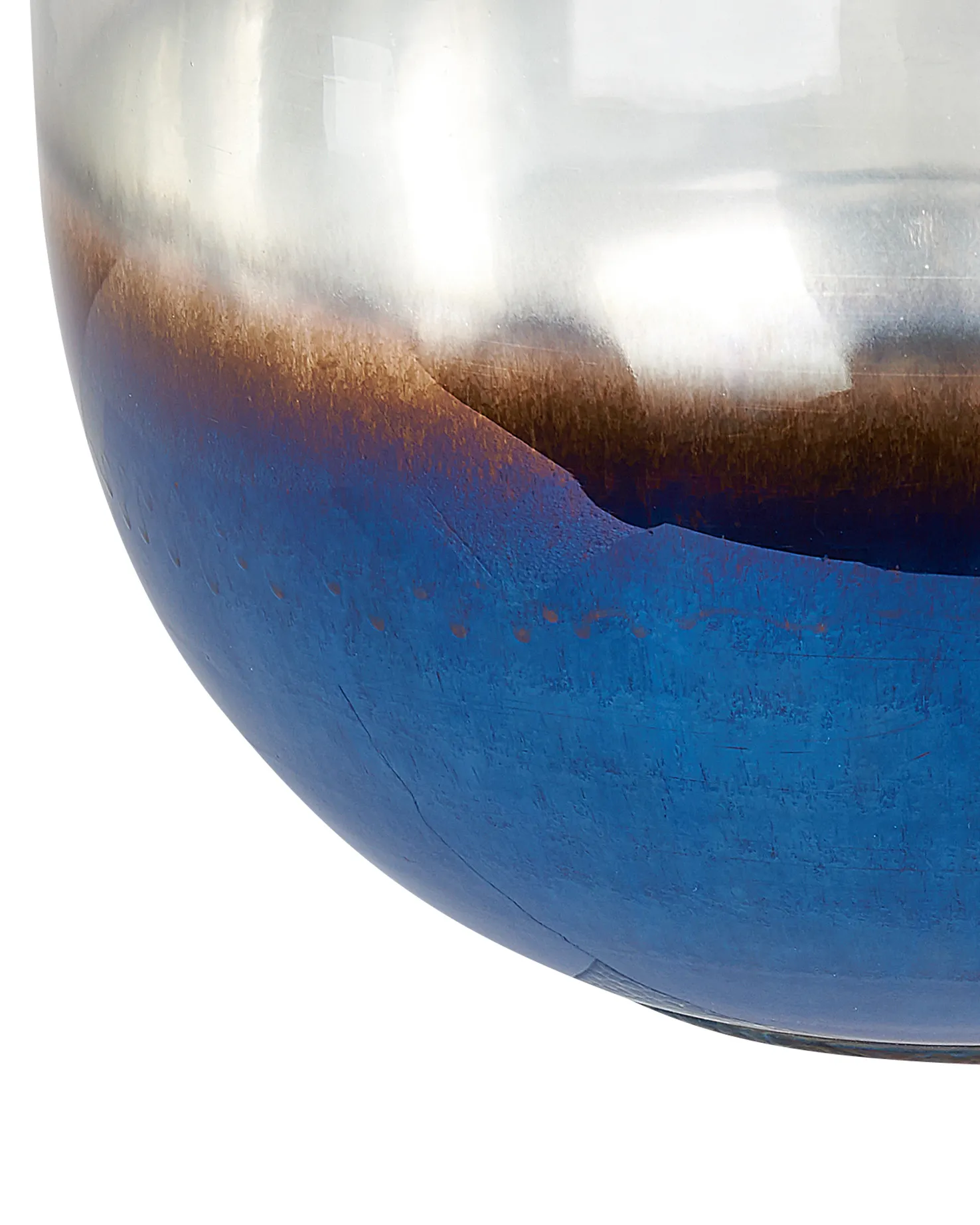 Bloemenvaas RAZALA Glas 34 cm Meerkleurig