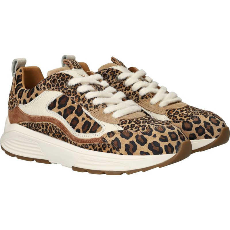 Xsensible Milau Stretchwalker Sneakers Bruin Dames