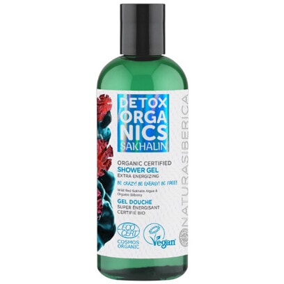 Gel douche énergisant bio - Detox Organics Sakhalin - 260 ml