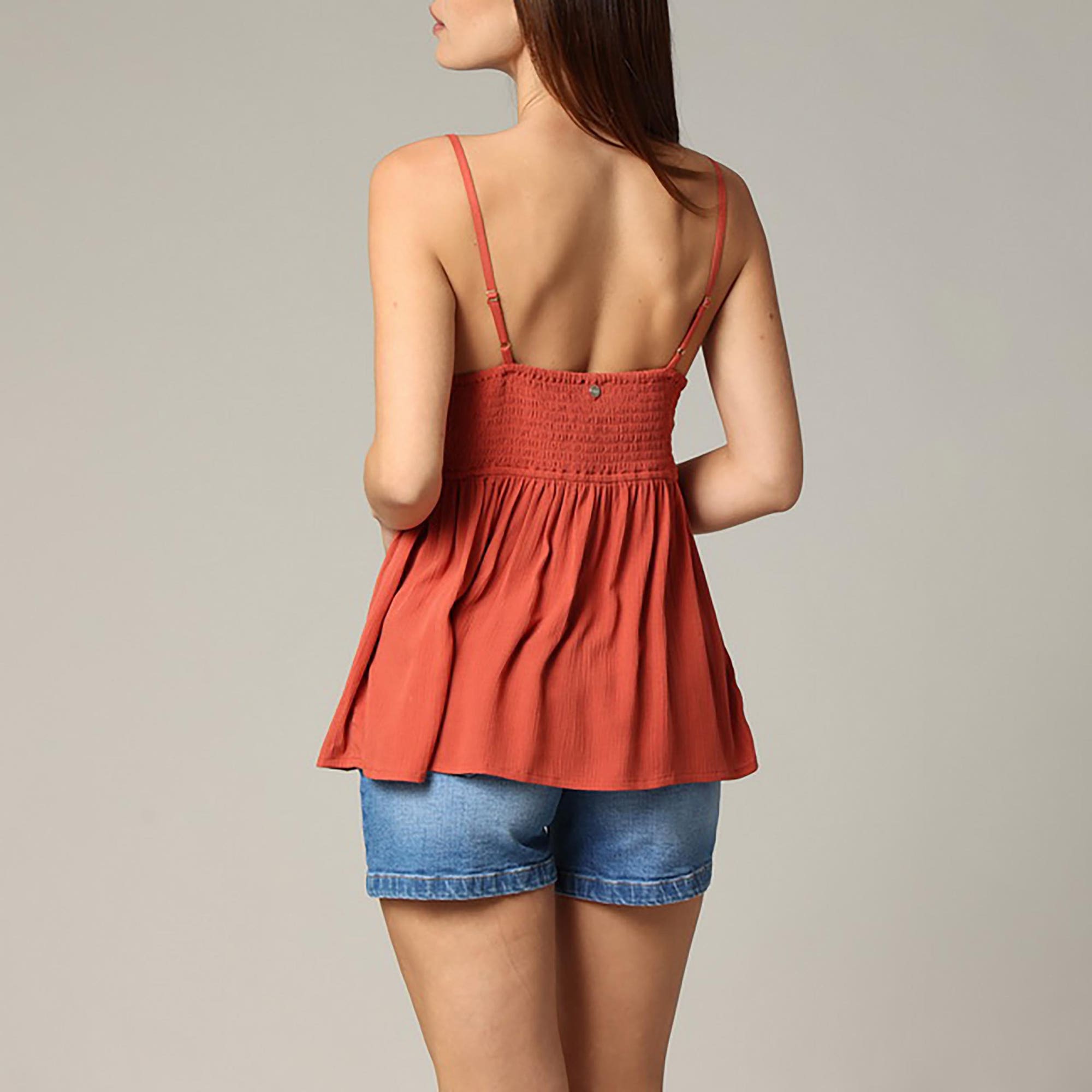 Top Femme marron