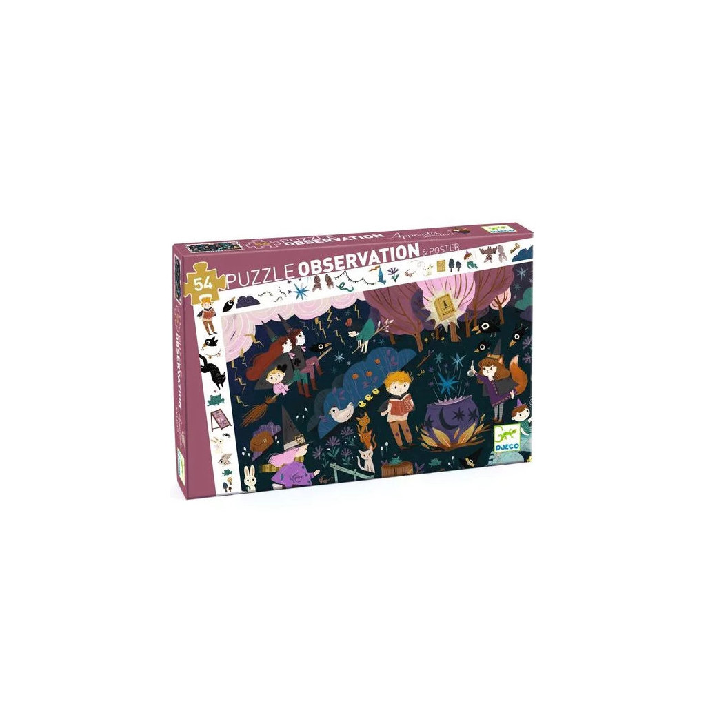 Puzzle Observation - Apprentis Sorciers - 54 Pièces