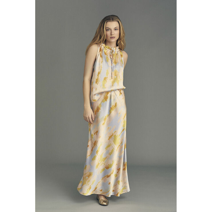 A-VIEW Carry long skirt Rose/blue