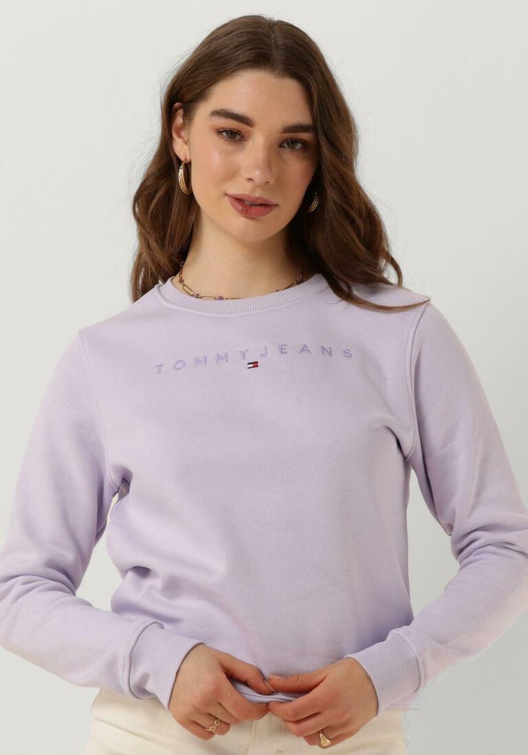 TOMMY JEANS lila tommy jeans trui tjw reg tonal linear crew