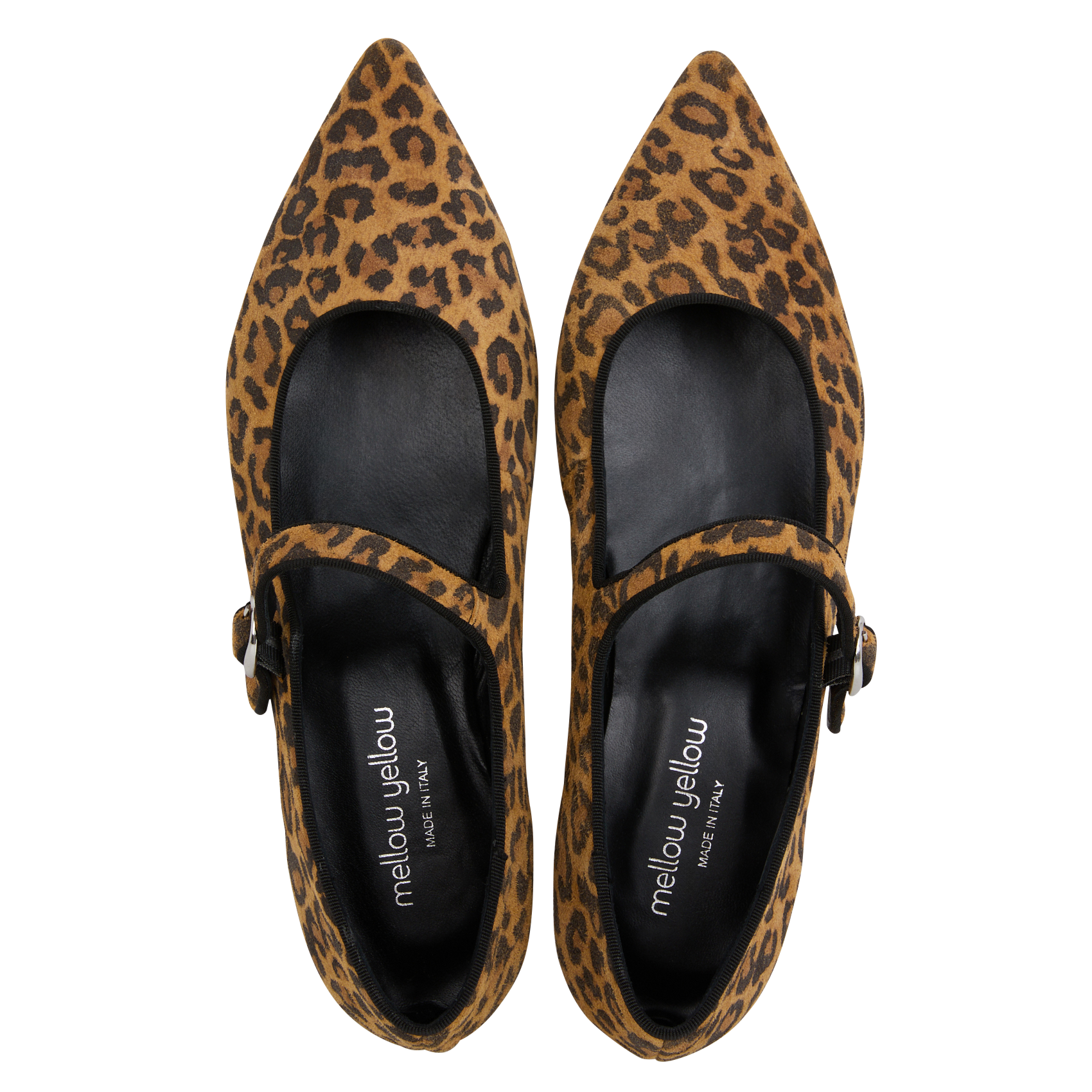 PICOTA - Ballerines à imprimé léopard en cuir | Marron